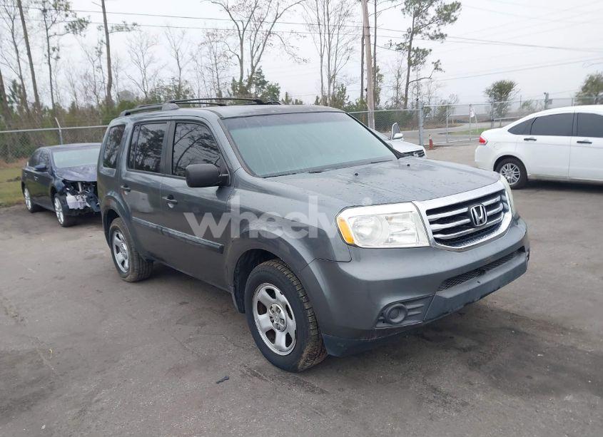 2013 Honda Pilot LX (VIN 5FNYF3H24DB014225) main photo