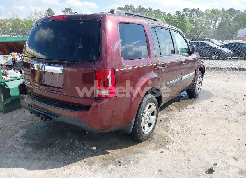 Photo 4 of 2013 Honda Pilot LX (VIN 5FNYF3H25DB024276)