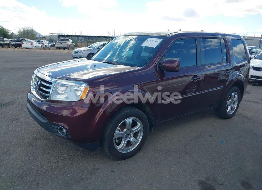 Photo 2 of 2012 Honda Pilot EX-L (VIN 5FNYF3H53CB038511)