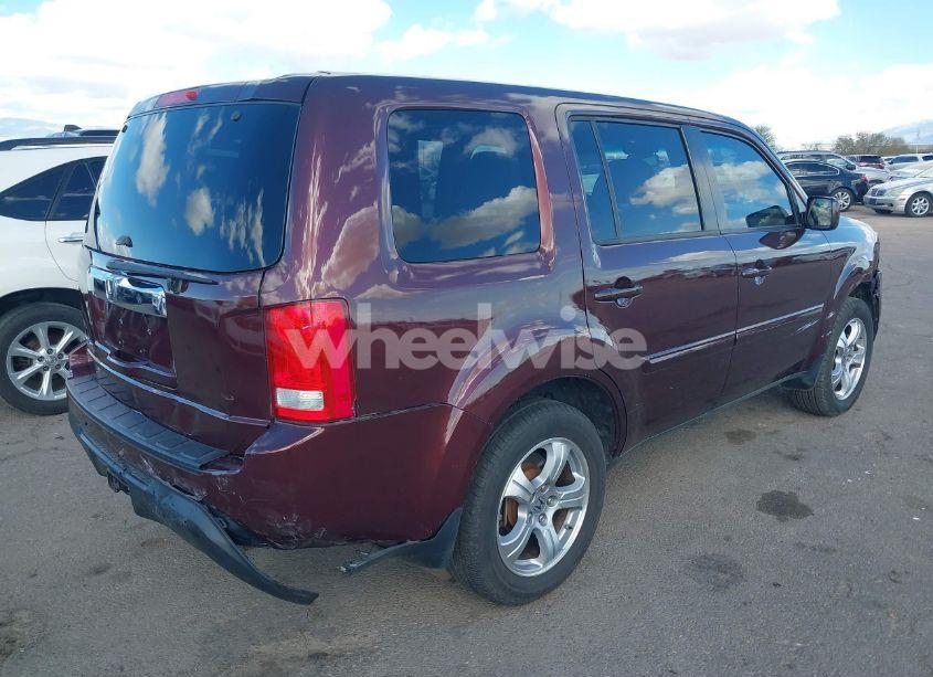 Photo 4 of 2012 Honda Pilot EX-L (VIN 5FNYF3H53CB038511)