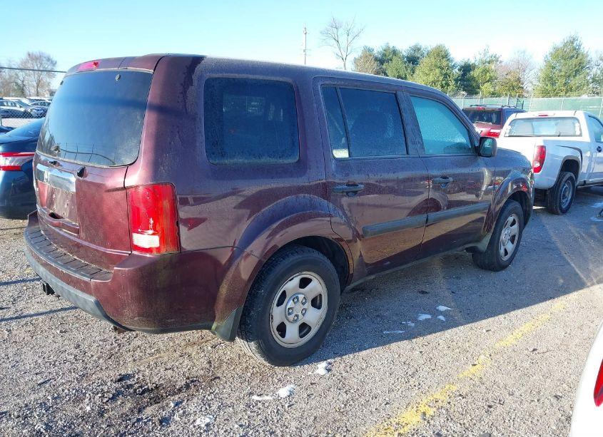 Photo 4 of 2009 Honda Pilot LX (VIN 5FNYF48269B026986)