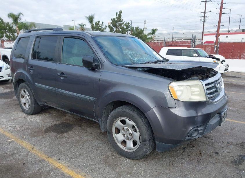 2014 Honda Pilot LX (VIN 5FNYF4H20EB052686) main photo