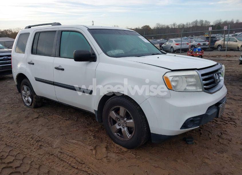 2012 Honda Pilot LX (VIN 5FNYF4H21CB007110) main photo