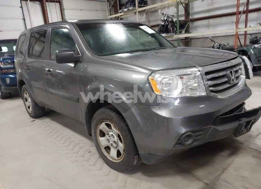 2012 Honda Pilot LX (VIN 5FNYF4H21CB085788) main photo