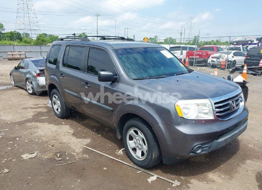 2014 Honda Pilot LX (VIN 5FNYF4H21EB048419) main photo