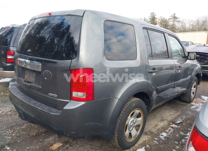Photo 4 of 2012 Honda Pilot LX (VIN 5FNYF4H22CB056834)