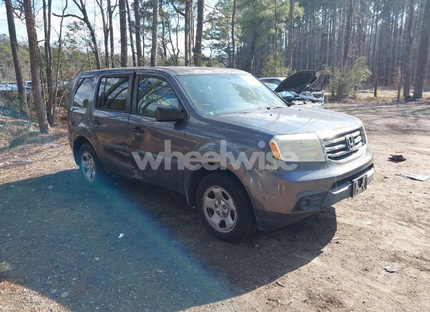 2014 Honda Pilot LX (VIN 5FNYF4H22EB056514) main photo