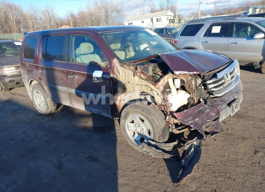 2013 Honda Pilot LX (VIN 5FNYF4H23DB074986) main photo