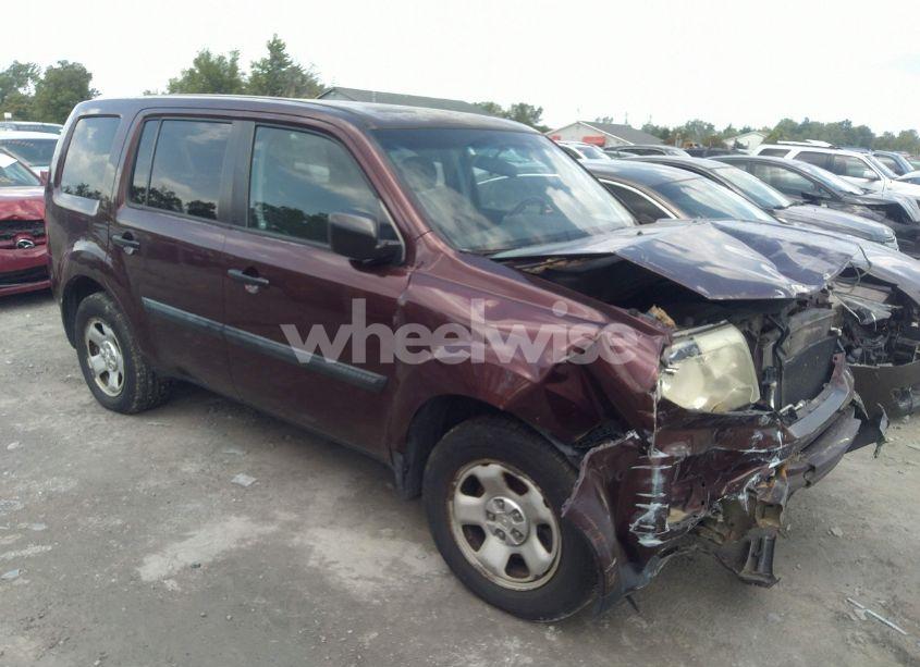 2011 Honda Pilot LX (VIN 5FNYF4H24BB018164) main photo