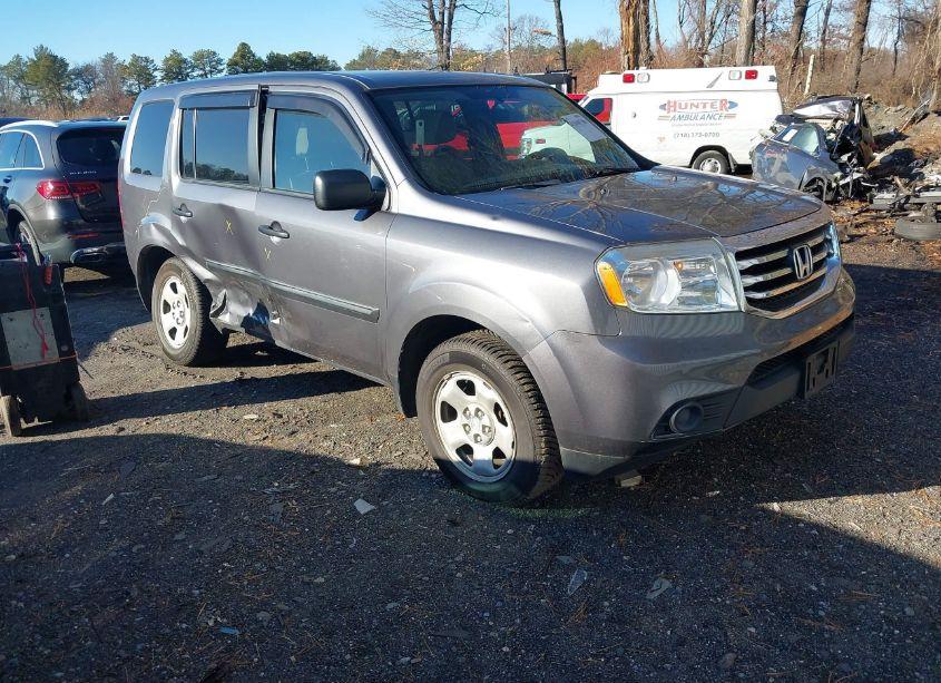 2014 Honda Pilot LX (VIN 5FNYF4H25EB036726) main photo