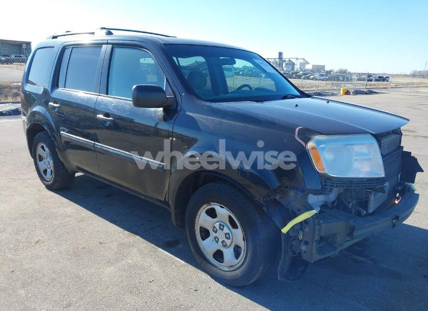 2012 Honda Pilot LX (VIN 5FNYF4H27CB083527) main photo
