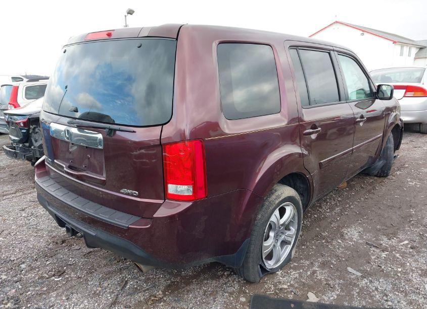 Photo 4 of 2012 Honda Pilot EX (VIN 5FNYF4H47CB015701)