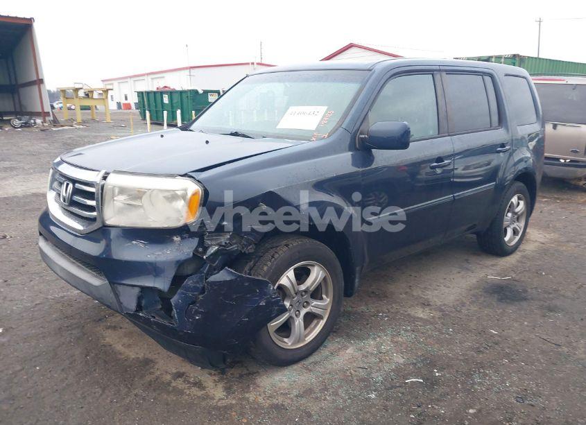 Photo 2 of 2012 Honda Pilot EX-L (VIN 5FNYF4H51CB037377)