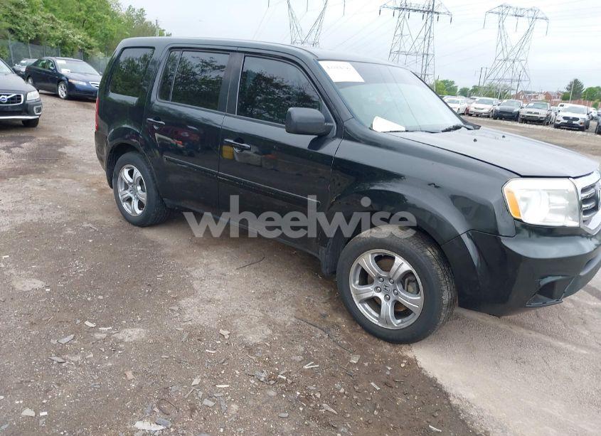 2012 Honda Pilot EX-L (VIN 5FNYF4H52CB068007) main photo