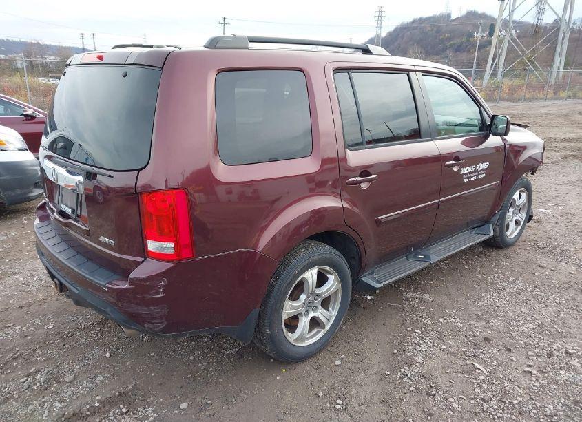 Photo 4 of 2012 Honda Pilot EX-L (VIN 5FNYF4H54CB018290)