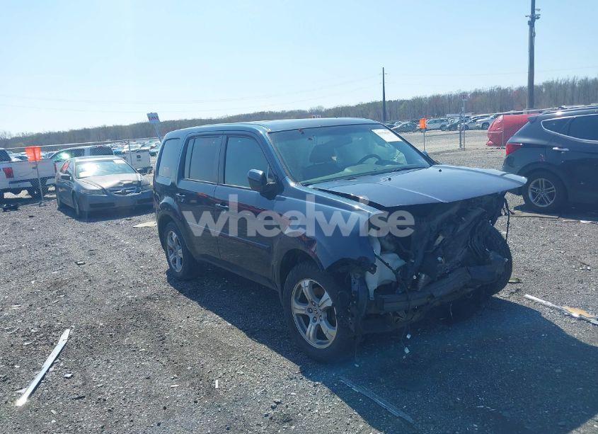 2012 Honda Pilot EX-L (VIN 5FNYF4H55CB049953) main photo