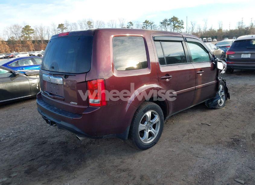 Photo 4 of 2013 Honda Pilot EX-L (VIN 5FNYF4H55DB059352)