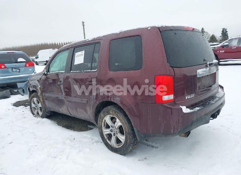 Photo 3 of 2012 Honda Pilot EX-L (VIN 5FNYF4H56CB040310)