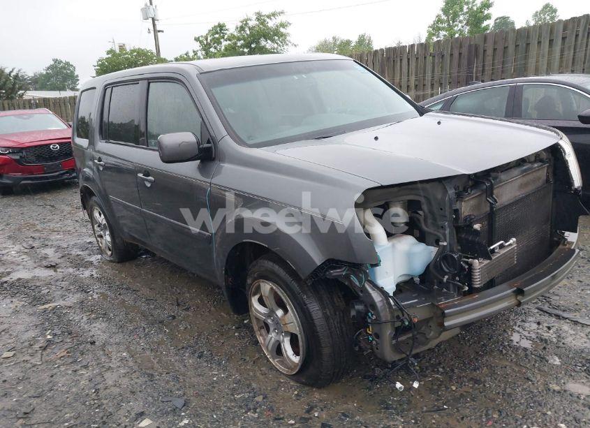 2012 Honda Pilot EX-L (VIN 5FNYF4H5XCB080387) main photo