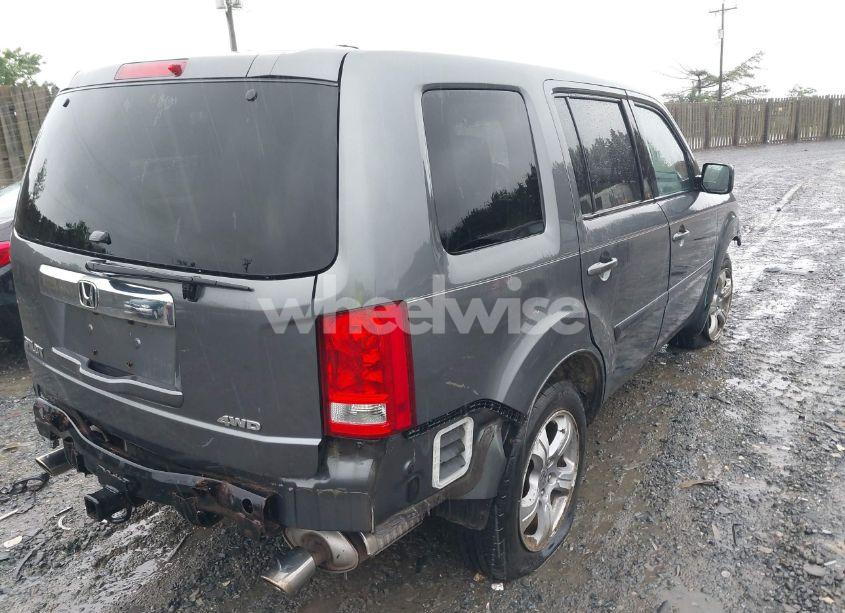 Photo 4 of 2012 Honda Pilot EX-L (VIN 5FNYF4H5XCB080387)