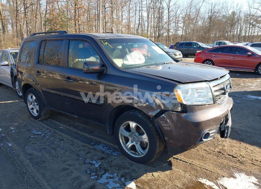 2012 Honda Pilot EX-L (VIN 5FNYF4H63CB016152) main photo
