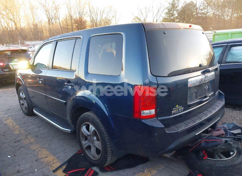 Photo 3 of 2012 Honda Pilot EX-L (VIN 5FNYF4H68CB002750)