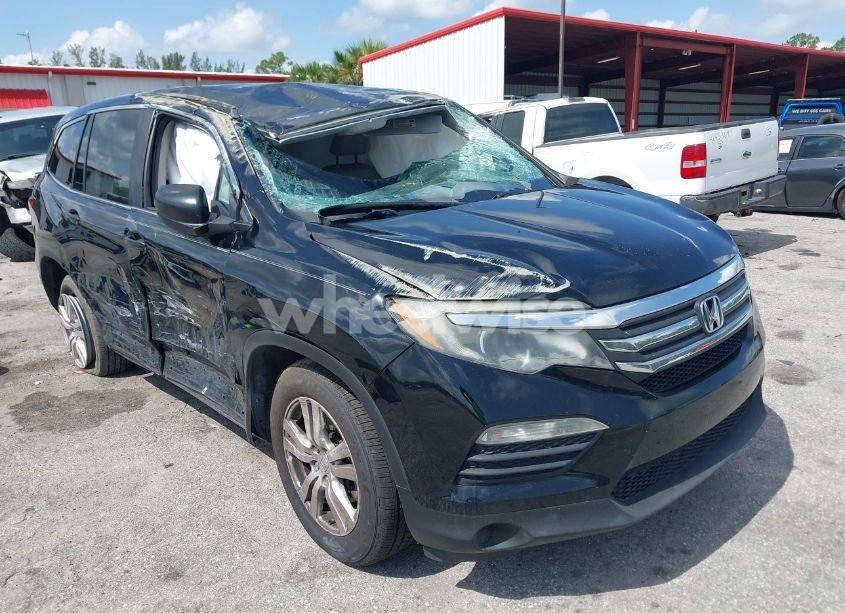 2016 Honda Pilot LX (VIN 5FNYF5H10GB040344) main photo