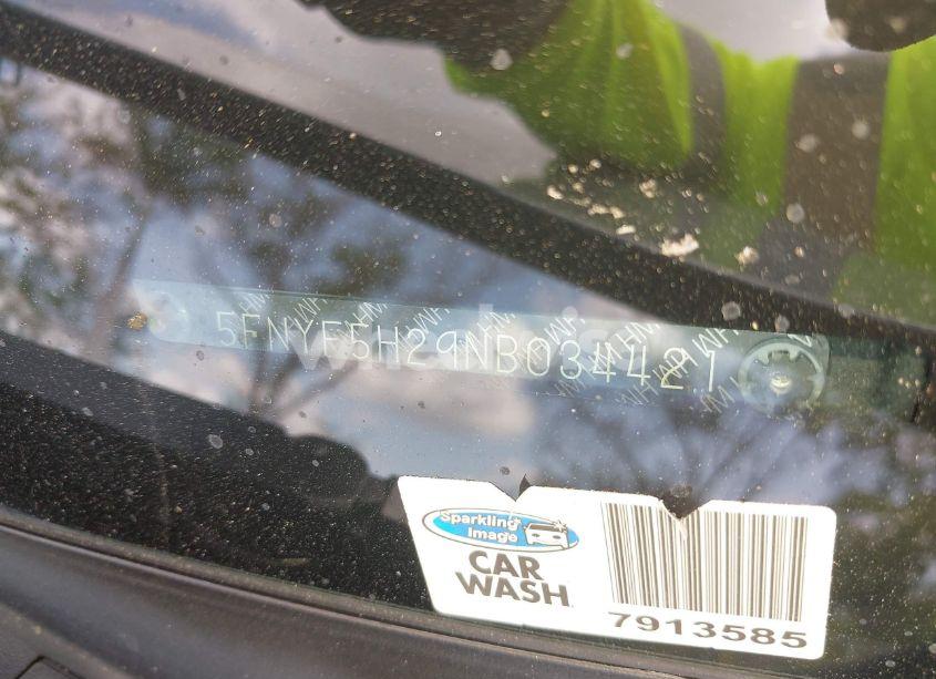 Photo 9 of 2022 Honda Pilot 2WD SPECIAL EDITION (VIN 5FNYF5H29NB034421)