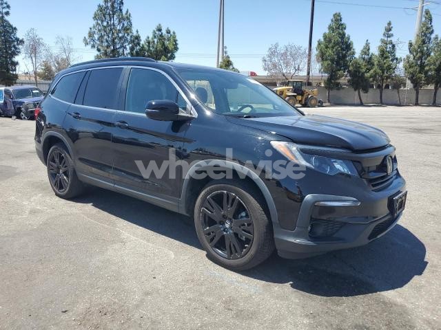 2022 HONDA PILOT SE (VIN 5FNYF5H2XNB024089) main photo