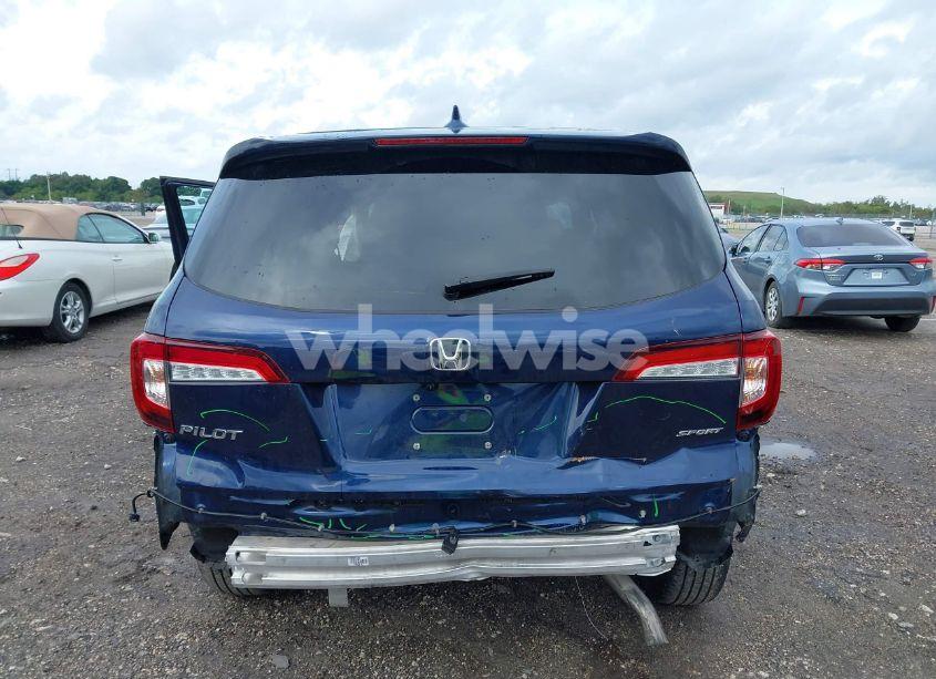 Photo 6 of 2022 Honda Pilot 2WD SPORT (VIN 5FNYF5H38NB029025)