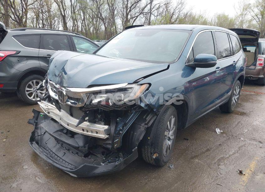 Photo 2 of 2022 Honda Pilot 2WD EX-L (VIN 5FNYF5H53NB006219)