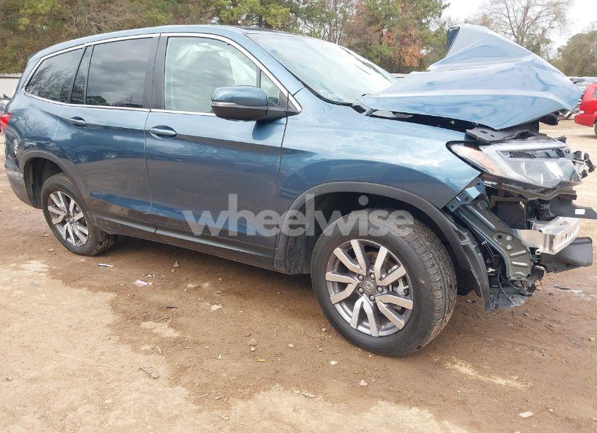 2022 Honda Pilot 2WD EX-L (VIN 5FNYF5H53NB009508) main photo