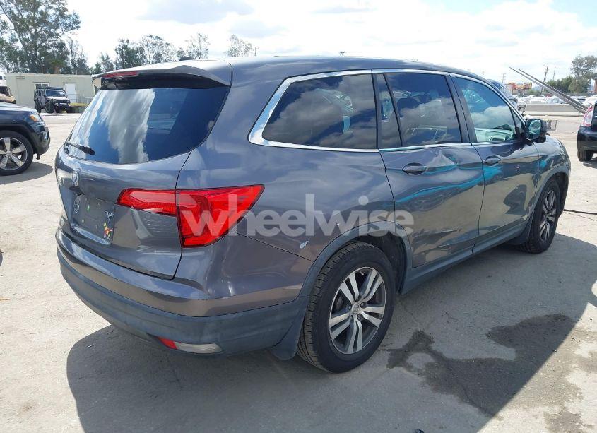 Photo 4 of 2017 Honda Pilot EX-L (VIN 5FNYF5H57HB005353)