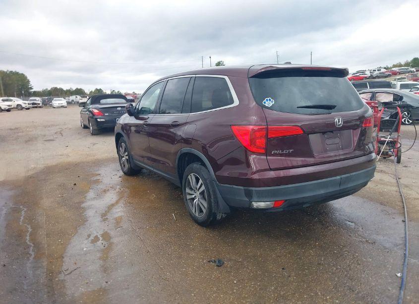 Photo 3 of 2017 Honda Pilot EX-L (VIN 5FNYF5H59HB008562)