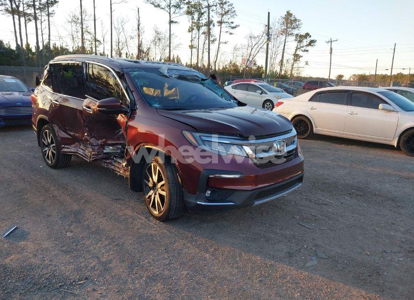 2021 Honda Pilot 2WD TOURING 7 PASSENGER (VIN 5FNYF5H64MB014465) main photo