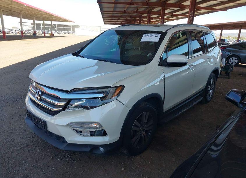 Photo 2 of 2017 Honda Pilot EX-L (VIN 5FNYF5H76HB013624)
