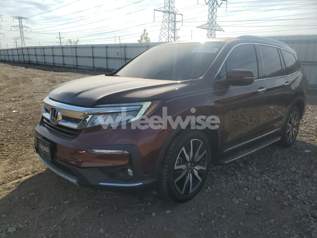 2019 HONDA PILOT ELITE (VIN 5FNYF6H00KB092840) main photo