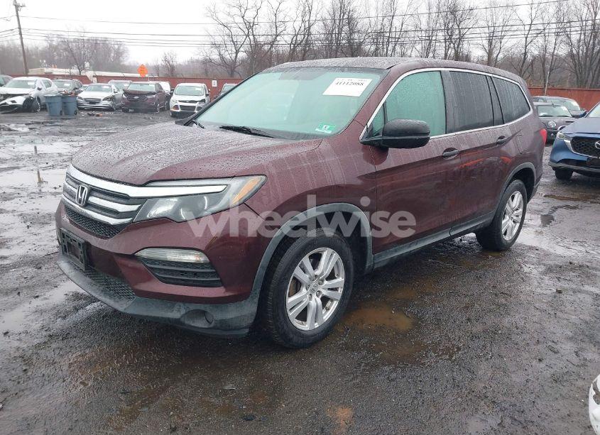Photo 2 of 2016 Honda Pilot LX (VIN 5FNYF6H1XGB094966)