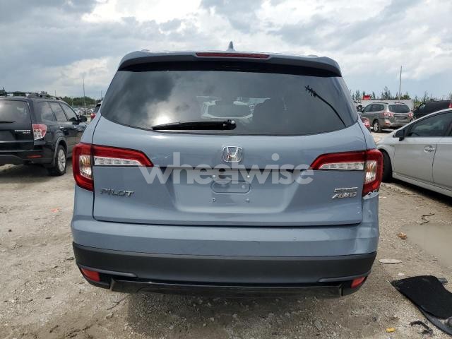 Photo 2 of 2022 HONDA PILOT SE (VIN 5FNYF6H29NB056859)