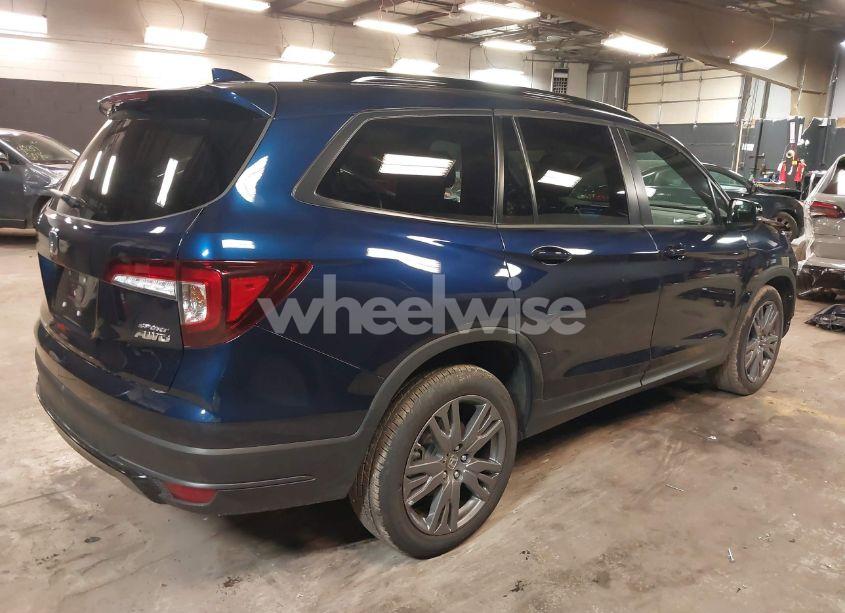 Photo 4 of 2022 Honda Pilot AWD SPORT (VIN 5FNYF6H35NB037556)