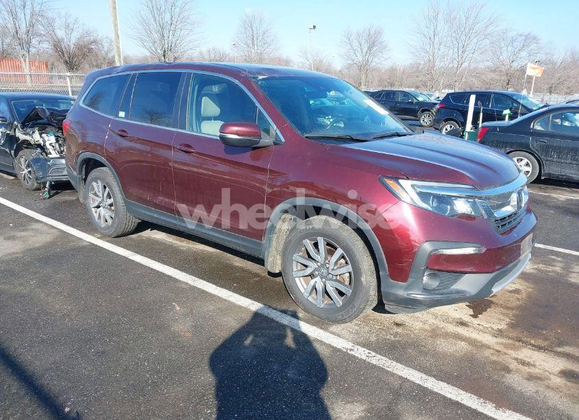 2021 Honda Pilot AWD EX (VIN 5FNYF6H39MB093403) main photo