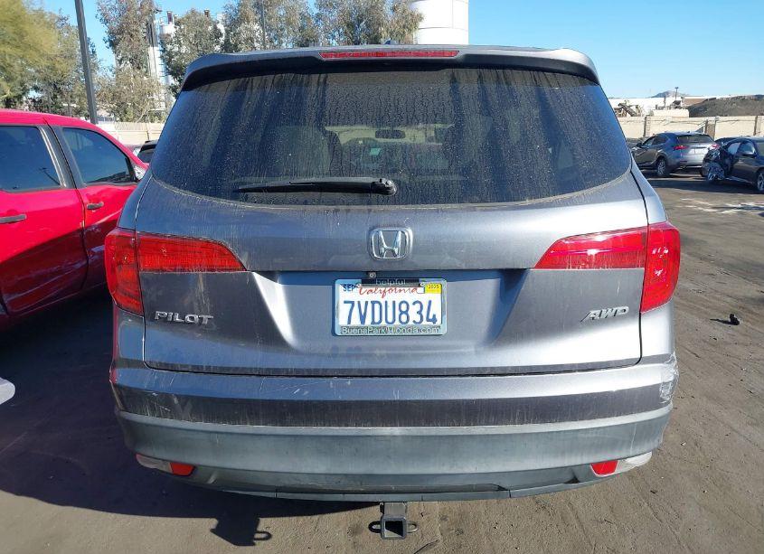 Photo 17 of 2016 Honda Pilot EX (VIN 5FNYF6H3XGB107359)