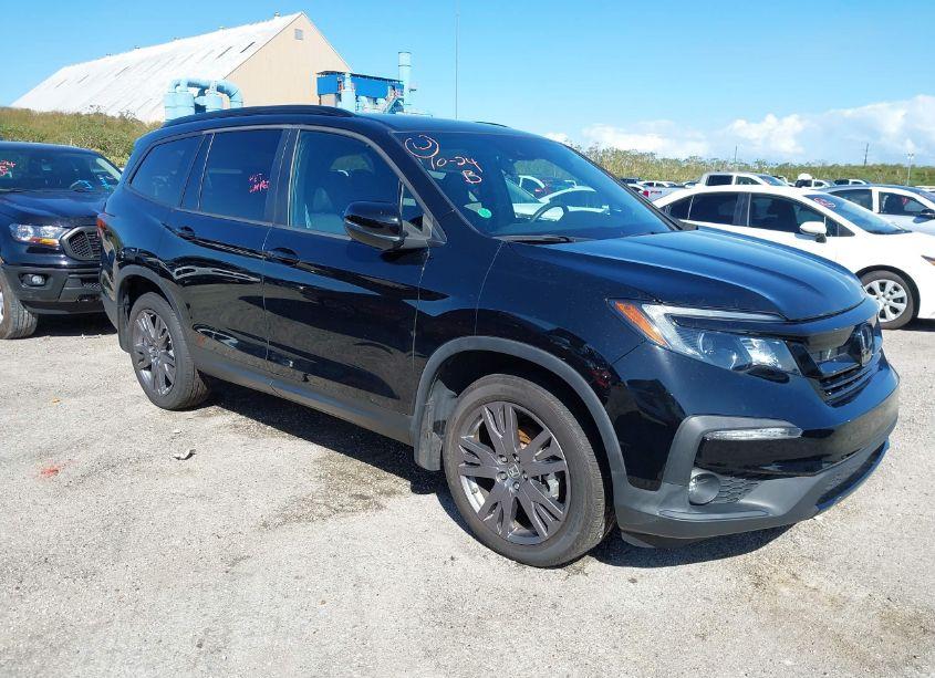 2022 Honda Pilot AWD SPORT (VIN 5FNYF6H3XNB053459) main photo