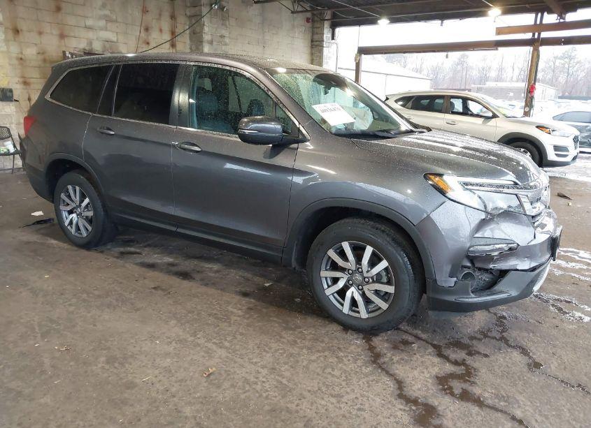 2021 Honda Pilot AWD EX-L (VIN 5FNYF6H50MB037772) main photo