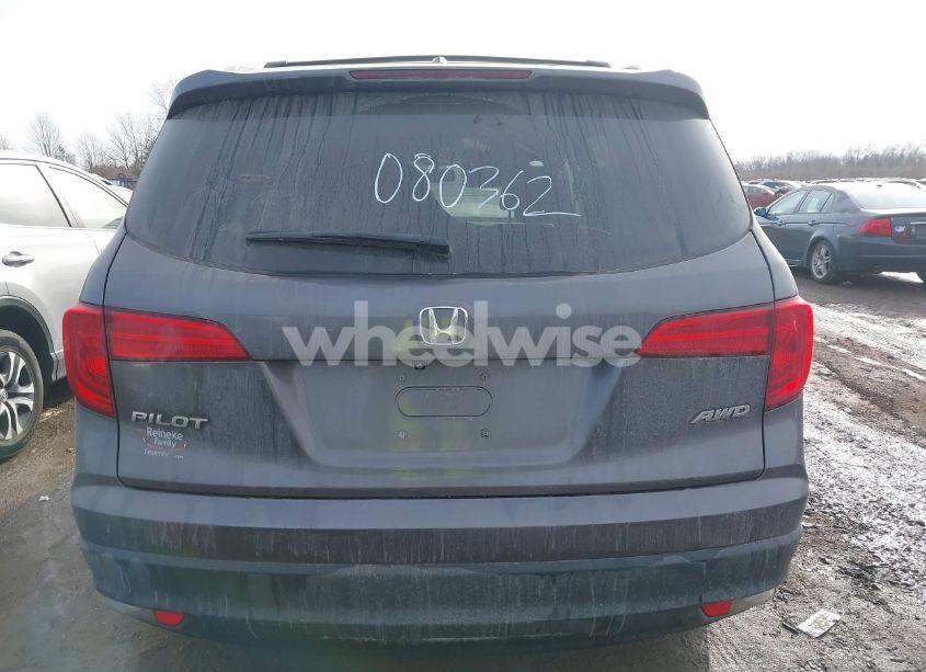 Photo 16 of 2017 Honda Pilot EX-L (VIN 5FNYF6H51HB080362)
