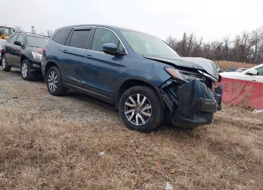 2021 Honda Pilot AWD EX-L (VIN 5FNYF6H51MB057514) main photo