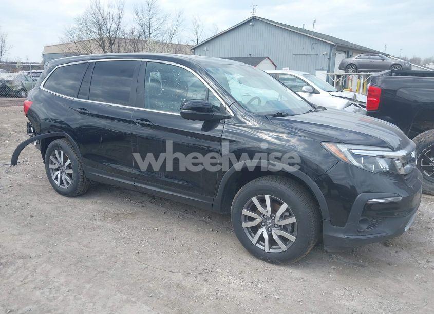 2021 Honda Pilot AWD EX-L (VIN 5FNYF6H51MB069839) main photo