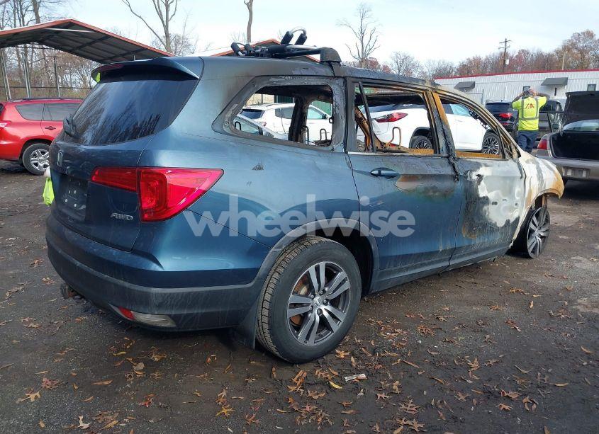 Photo 4 of 2017 Honda Pilot EX-L (VIN 5FNYF6H52HB050660)