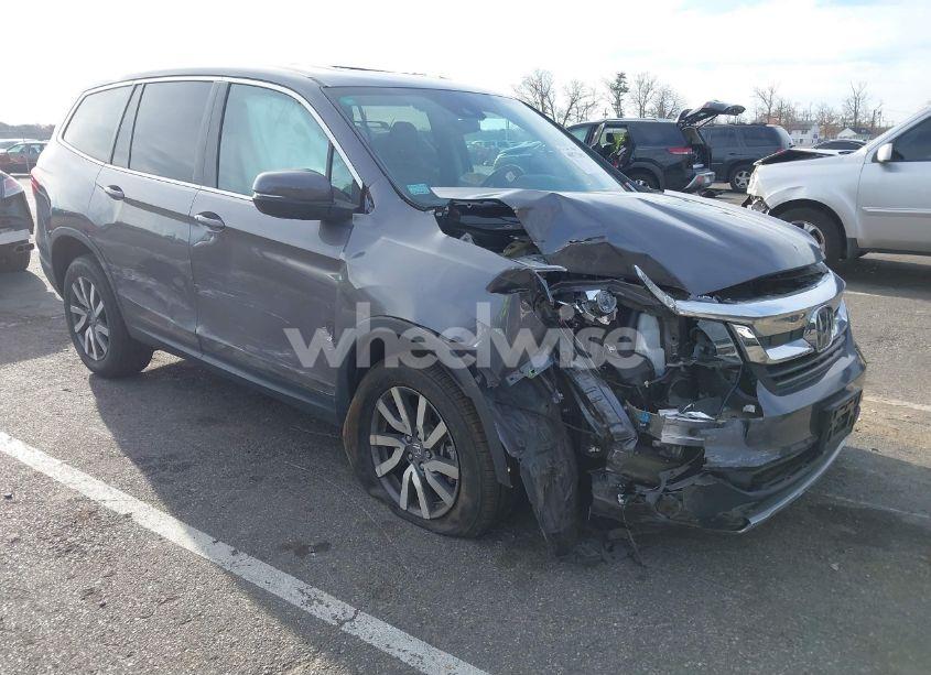 2021 Honda Pilot AWD EX-L (VIN 5FNYF6H52MB068683) main photo