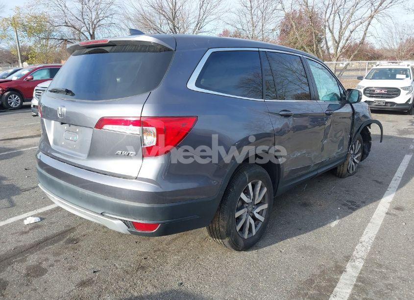 Photo 4 of 2021 Honda Pilot AWD EX-L (VIN 5FNYF6H52MB068683)